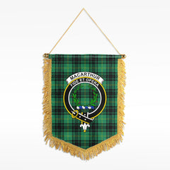 MacArthur Ancient Tartan Crest Wall Hanging Banner