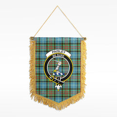 Paisley District Tartan Crest Wall Hanging Banner