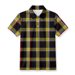 Blood on the Coal Tartan Birdseye Mesh Polo Shirt
