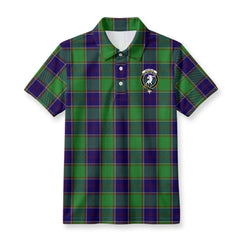 Colville Tartan Crest Birdseye Mesh Polo Shirt
