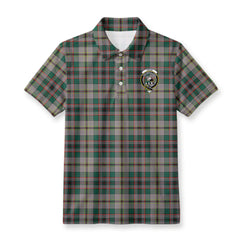 Craig Ancient Tartan Crest Birdseye Mesh Polo Shirt