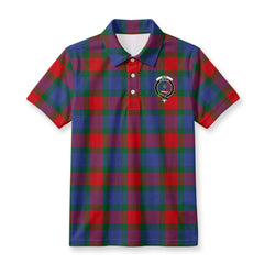 Mar Tartan Crest Birdseye Mesh Polo Shirt
