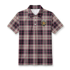 McPherson Hunting Ancient Tartan Crest Birdseye Mesh Polo Shirt