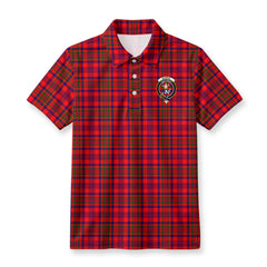 Murray (of Dysart) Tartan Crest Birdseye Mesh Polo Shirt