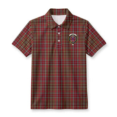 Ogilvie Tartan Crest Birdseye Mesh Polo Shirt