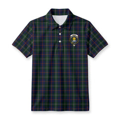 Purves Tartan Crest Birdseye Mesh Polo Shirt