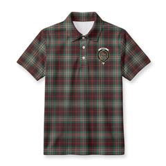 Scott Brown Ancient Tartan Crest Birdseye Mesh Polo Shirt