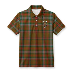 Scott Brown Modern Tartan Crest Birdseye Mesh Polo Shirt