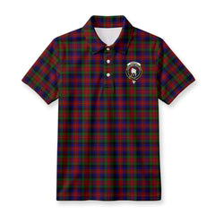 Tennant Tartan Crest Birdseye Mesh Polo Shirt