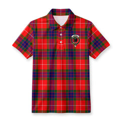 Tweedie Tartan Crest Birdseye Mesh Polo Shirt