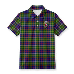 Whitefoord Tartan Crest Birdseye Mesh Polo Shirt