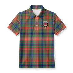 Wilson Ancient Tartan Crest Birdseye Mesh Polo Shirt