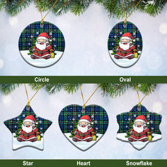 Baird Ancient Tartan Christmas Ceramic Ornament - Scottish Santa Style