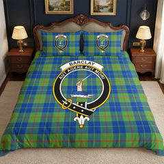 Barclay Hunting Ancient Tartan Crest Bedding Set