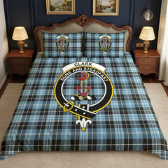 Clark Ancient Tartan Crest Bedding Set