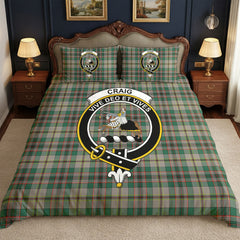 Craig Ancient Tartan Crest Bedding Set