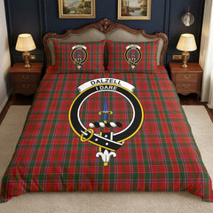 Dalzell Tartan Crest Bedding Set