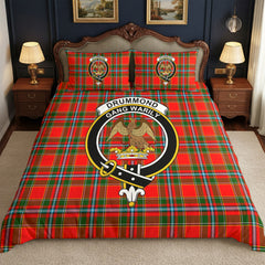 Drummond of Perth Tartan Crest Bedding Set