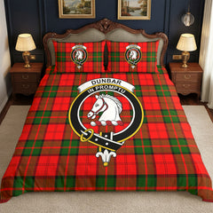 Dunbar Modern Tartan Crest Bedding Set