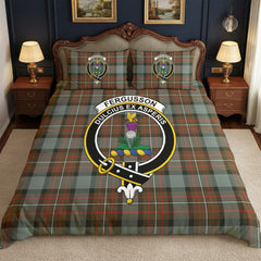 Fergusson Weathered Tartan Crest Bedding Set