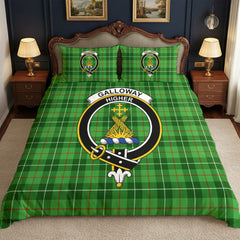 Galloway District Tartan Crest Bedding Set