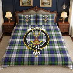 Gordon Dress Modern Tartan Crest Bedding Set