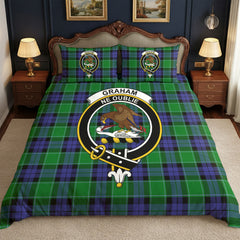 Graham of Menteith Modern Tartan Crest Bedding Set