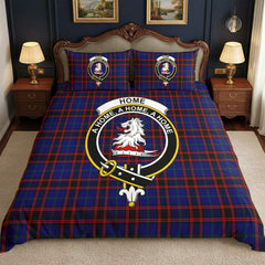 Home Modern Tartan Crest Bedding Set