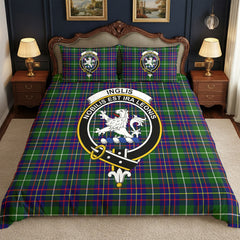 Inglis Modern Tartan Crest Bedding Set