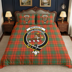 MacAulay Ancient Tartan Crest Bedding Set
