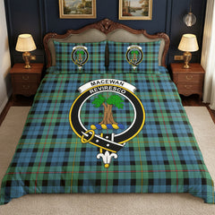 MacEwan Ancient Tartan Crest Bedding Set