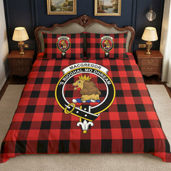 MacGregor Rob Roy Modern Tartan Crest Bedding Set