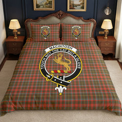 MacIntosh Hunting Weathered Tartan Crest Bedding Set