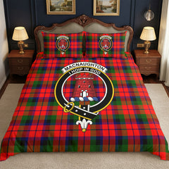 MacNaughton Modern Tartan Crest Bedding Set