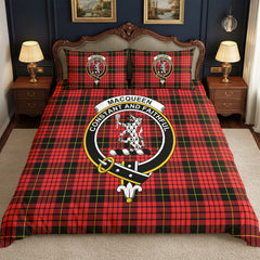 MacQueen Modern Tartan Crest Bedding Set