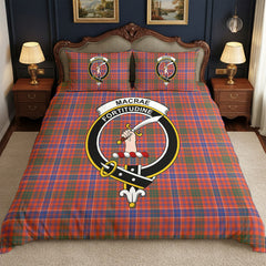 MacRae Ancient Tartan Crest Bedding Set