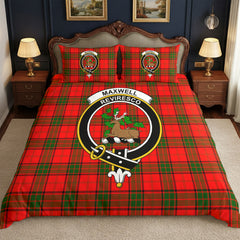Maxwell Modern Tartan Crest Bedding Set