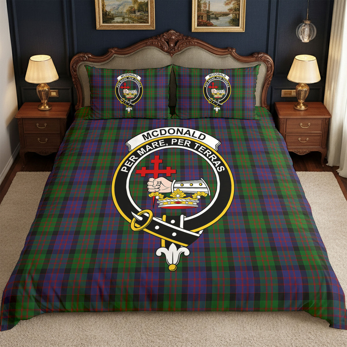 McDonald Tartan Crest Bedding Set