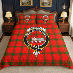 McDonald of Sleat Tartan Crest Bedding Set