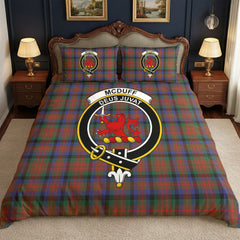 McDuff Hunting Modern Tartan Crest Bedding Set