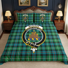 McKenzie Ancient Tartan Crest Bedding Set