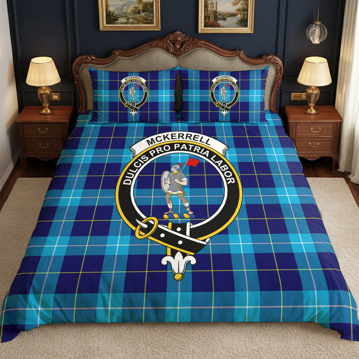 McKerrell Tartan Crest Bedding Set