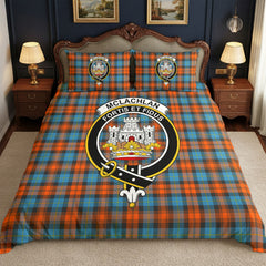 McLachlan Ancient Tartan Crest Bedding Set