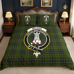 McLean Hunting Tartan Crest Bedding Set