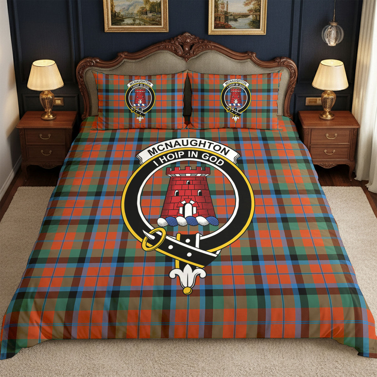 McNaughton Ancient Tartan Crest Bedding Set