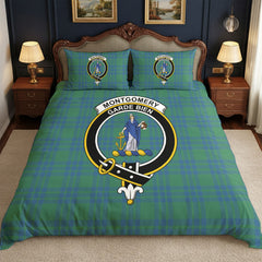 Montgomery Ancient Tartan Crest Bedding Set