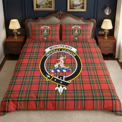 Monypenny Tartan Crest Bedding Set