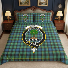 Mowat Ancient Tartan Crest Bedding Set