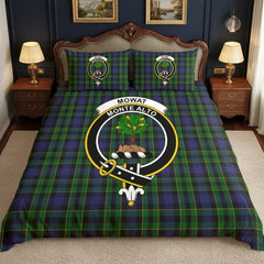 Mowat Modern Tartan Crest Bedding Set