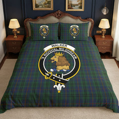 Walker Hunting Tartan Crest Bedding Set